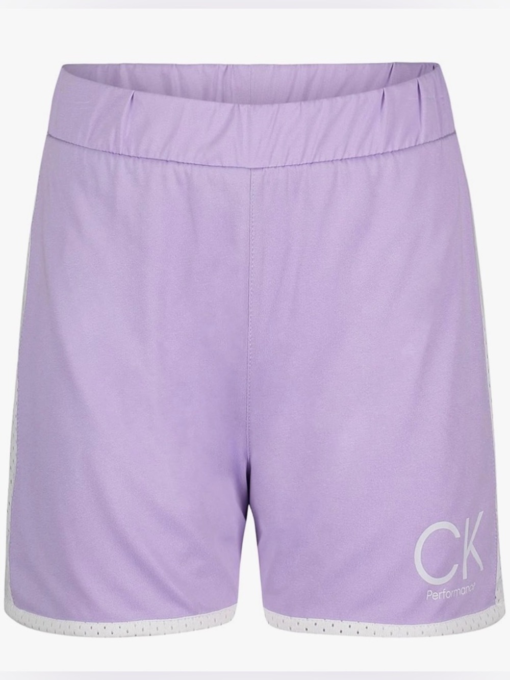 NWT Calvin Klein Girls' Performance Shorts Purple Size Medium